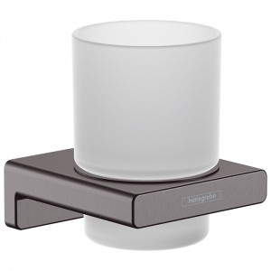 Hansgrohe AddStoris Стакан для зубных щеток, цвет: шлифованный черный хром Hansgrohe AddStoris Стакан для зубных щеток, цвет: шлифованный черный хром