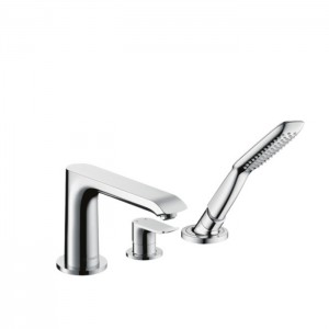Hansgrohe Metris Смеситель на борт ванны, однорычажный, на 3 отв., цвет: хром Hansgrohe Metris Смеситель на борт ванны, однорычажный, на 3 отв., цвет: хром