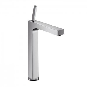 Axor Citterio, Смеситель для раковины, на 3отверстия 170, с рычаговымирукоятками, панелью и изливом, цвет: хром