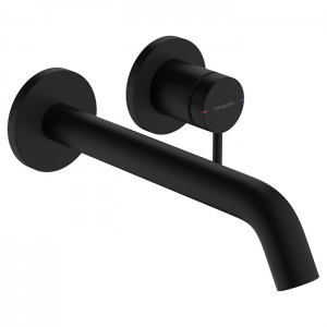 Hansgrohe Tecturis S Смеситель для раковины, встраиваесый, излив:22,5 см, цвет: черный матовый Hansgrohe Tecturis S Смеситель для раковины, встраиваесый, излив:22,5 см, цвет: черный матовый