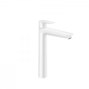 Hansgrohe Talis E Смеситель для раковины 240, на 1 отв, с донным клапаном, излив 183мм, цвет: белый матовый Hansgrohe Talis E Смеситель для раковины 240, на 1 отв, с донным клапаном, излив 183мм, цвет: белый матовый