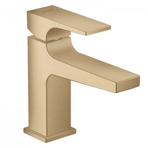 Hansgrohe Metropol Смеситель для раковины, на 1 отв, с донным клапаном, излив: 12.7см, цвет: шлифованная бронза Hansgrohe Metropol Смеситель для раковины, на 1 отв, с донным клапаном, излив: 12.7см, цвет: шлифованная бронза