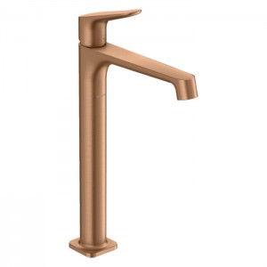 Axor Citterio M Смеситель для раковины, на 1 отв., высокий, цвет: шлифованная бронза
