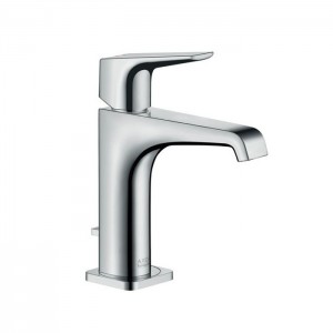 Axor Citterio E, Смеситель для раковины, однорычажный, с рычаговой рукояткой и сливным гарнитуром, цвет: хром