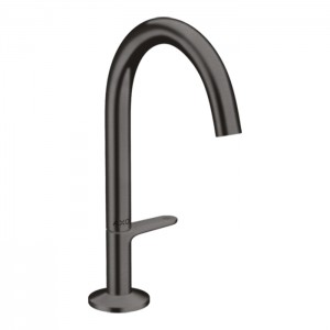 Axor One Смеситель для раковины Sel 170, на 1 отв., с донным клапаном Push-Open, цвет: шлифованный черный хром
