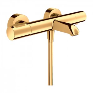 Axor Citterio M Смеситель для ванны, настенный, термостатический, цвет: полированное золото