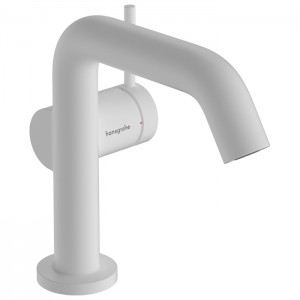 Hansgrohe Tecturis S Смеситель для раковины, 1 отв., с донным клапаном Push-Open, цвет: белый матовый Hansgrohe Tecturis S Смеситель для раковины, 1 отв., с донным клапаном Push-Open, цвет: белый матовый