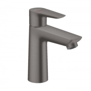 Hansgrohe Talis E Смеситель для раковины на 1 отверстие, однорычажный, высота до излива 104 мм., цвет:шлифованный черный хром Hansgrohe Talis E Смеситель для раковины на 1 отверстие, однорычажный, высота до излива 104 мм., цвет:шлифованный черный хром