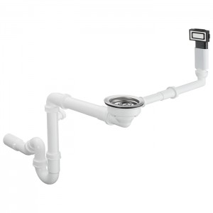 Hansgrohe D14-10 Слив-перелив для раковины, с ручным управлением, цвет: нержавеющая сталь Hansgrohe D14-10 Слив-перелив для раковины, с ручным управлением, цвет: нержавеющая сталь