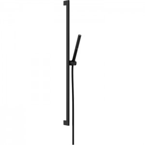 Hansgrohe Pulsify Душевой гарнитур, с ручным душем 1jet EcoSmart и душевой штангой 90 см, цвет: черный матовый Hansgrohe Pulsify Душевой гарнитур, с ручным душем 1jet EcoSmart и душевой штангой 90 см, цвет: черный матовый