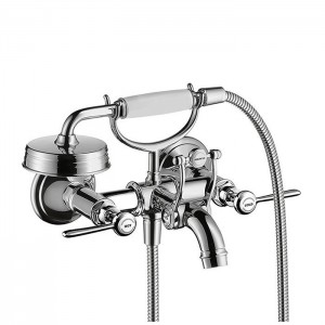 Axor Montreux, Смеситель для ванны с двумярычаговыми рукоятками, ВМ, цвет: хром