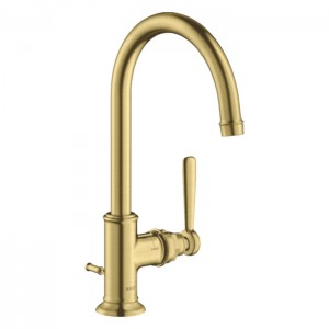 Axor Montreux Смеситель для раковины 210, на 1 отв., с донным клапаном, цвет: шлифованная медь