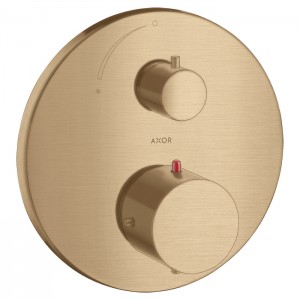 Axor Starck Смеситель для душа, встраиваемый, термостат, 1 потреб, внешняя часть, цвет: шлифованная бронза