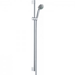 Hansgrohe Crometta 85 Green Душевой гарнитур 95.9см., с ручным душем, цвет: хром Hansgrohe Crometta 85 Green Душевой гарнитур 95.9см., с ручным душем, цвет: хром