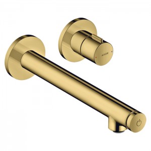 Axor Uno Select Смеситель для раковины, встраиваемый, излив: 22.1см., цвет: полированное золото