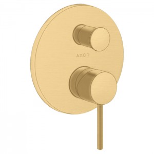 Axor Starck Смеситель для ванны, встраиваемый, с переключателем на 2 потока, цвет: шлифованное золото