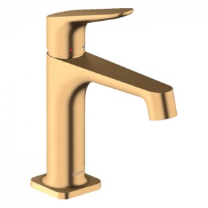 Axor Citterio M Смеситель для раковины 100, на 1 отв., с донным клапаном, цвет: шлифованная медь