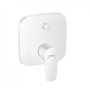 Hansgrohe Talis E Встраиваемый смеситель для ванны, внешняя часть, цвет: белый матовый Hansgrohe Talis E Встраиваемый смеситель для ванны, внешняя часть, цвет: белый матовый