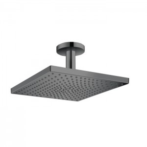 Hansgrohe Raindance Верхний душ, 300х300мм, 1 jet, потолочный держателем, цвет: шлифованный черный хром Hansgrohe Raindance Верхний душ, 300х300мм, 1 jet, потолочный держателем, цвет: шлифованный черный хром