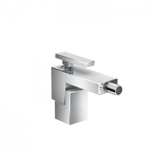 Axor Edge Смеситель для биде, на 1 отв., с донным клапаном push/open, излив 149мм, цвет: хром