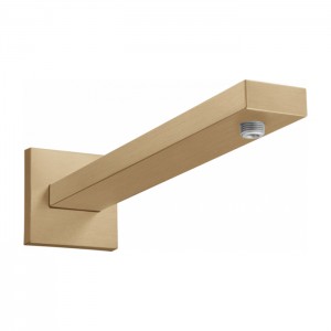 Hansgrohe Square Держатель верхнего душа 38.9см., настенный, цвет: шлифованная бронза Hansgrohe Square Держатель верхнего душа 38.9см., настенный, цвет: шлифованная бронза