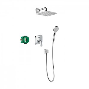 Hansgrohe Crometta E/Logis Душевой комплект с однорычажным смесителем Logis, цвет: хром Hansgrohe Crometta E/Logis Душевой комплект с однорычажным смесителем Logis, цвет: хром