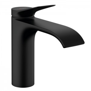Hansgrohe Vivenis Смеситель для раковины, 1 отв., без донного клапана, цвет: черный матовый Hansgrohe Vivenis Смеситель для раковины, 1 отв., без донного клапана, цвет: черный матовый