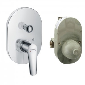 Hansgrohe Logis E Смеситель для ванны, встраиваемый, внешняя часть, цвет: хром Hansgrohe Logis E Смеситель для ванны, встраиваемый, внешняя часть, цвет: хром