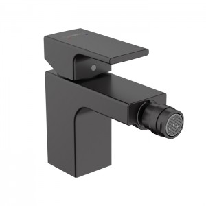 Hansgrohe Vernis Shap Blen Смеситель для биде, однорычажный, с донным клапаном, цвет: матовый черный Hansgrohe Vernis Shap Blen Смеситель для биде, однорычажный, с донным клапаном, цвет: матовый черный