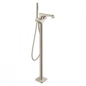 Axor Citterio E Смеситель для ванны, напольный, термостатический, с ручным душем, цвет: шлифованный никель