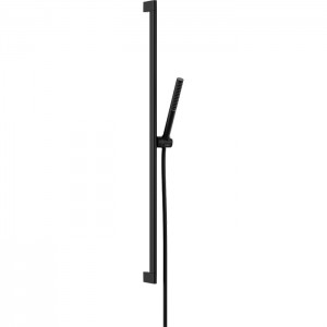 Hansgrohe Pulsify Душевой гарнитур, с ручным душем 1jet EcoSmart+ и душевой штангой 90 см, цвет: черный матовый Hansgrohe Pulsify Душевой гарнитур, с ручным душем 1jet EcoSmart+ и душевой штангой 90 см, цвет: черный матовый