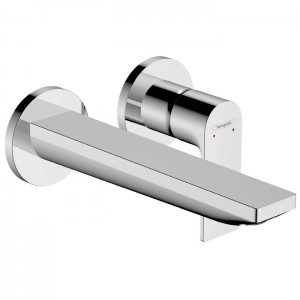 Hansgrohe Rebris E Смеситель для раковины, настенный, цвет: хром Hansgrohe Rebris E Смеситель для раковины, настенный, цвет: хром