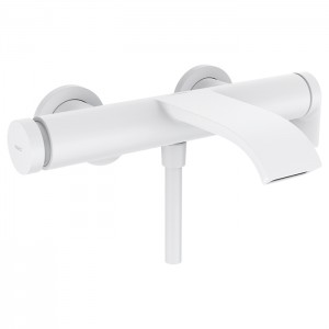 Hansgrohe Vernis Смеситель для ванны, настенный, цвет: белый матовый Hansgrohe Vernis Смеситель для ванны, настенный, цвет: белый матовый