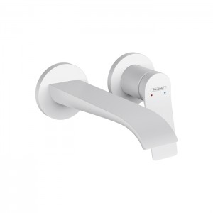 Hansgrohe Vivenis Смеситель для раковины. настенный. 195 ХР, цвет: белый матовый Hansgrohe Vivenis Смеситель для раковины. настенный. 195 ХР, цвет: белый матовый