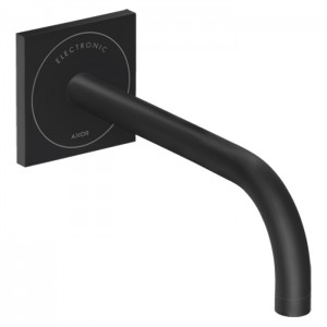 Axor Uno² Смеситель для раковины, встраиваемый, электронный, излив: 22.5см., цвет: черный матовый