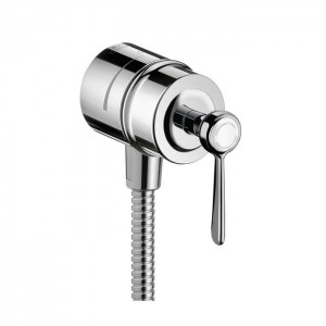 Axor Montreux, Шланговое подсоединение Fixfit Stop, с рычаговой рукояткой, цвет: хром