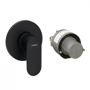 Hansgrohe Rebris S Смеситель для душа, встраиваемый, цвет: черный матовый Hansgrohe Rebris S Смеситель для душа, встраиваемый, цвет: черный матовый