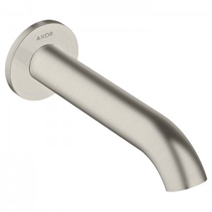 Axor Uno Излив для ванны, 17.8см, настенный, цвет: сталь