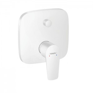 Hansgrohe Talis E Встраиваемый смеситель для ванны, внешняя часть, цвет: белый матовый Hansgrohe Talis E Встраиваемый смеситель для ванны, внешняя часть, цвет: белый матовый