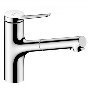 Hansgrohe Zesis M33 Смеситель для кухни, 1 отв., с вытяжным душем, sBox lite, цвет: хром Hansgrohe Zesis M33 Смеситель для кухни, 1 отв., с вытяжным душем, sBox lite, цвет: хром