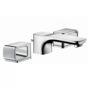 Axor Urquiola, Смеситель для раковины 50, на 3 отверстия, с розетками, цвет: хром