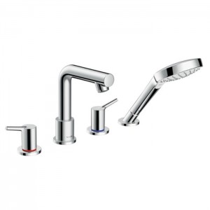 Hansgrohe Talis S, Смеситель для ванны и душа, на 4 отверстия, Цвет: хром Hansgrohe Talis S, Смеситель для ванны и душа, на 4 отверстия, Цвет: хром