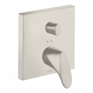 Axor Starck Organic Смеситель для ванны, встраиваемый, с переключателем на 2 потока, цвет: сталь