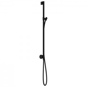 Axor One Душевая штанга со шлангом, цвет: черный матовый