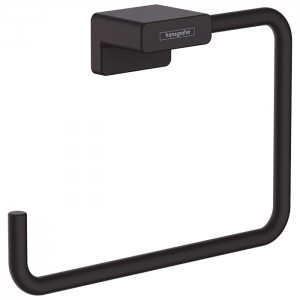 Hansgrohe AddStoris Полотенцедержатель 18.9см., кольцо, цвет: черный матовый Hansgrohe AddStoris Полотенцедержатель 18.9см., кольцо, цвет: черный матовый