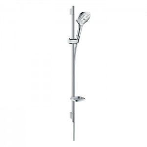 Hansgrohe Raindance Select E Душевой набор: штанга 90см., ручной душ 120, 3jet (Rain, RainAir, WhirlAir), EcoSmart, мыльница, шланг, цвет: хром Hansgrohe Raindance Select E Душевой набор: штанга 90см., ручной душ 120, 3jet (Rain, RainAir, WhirlAir), EcoSmart, мыльница, шланг, цвет: хром
