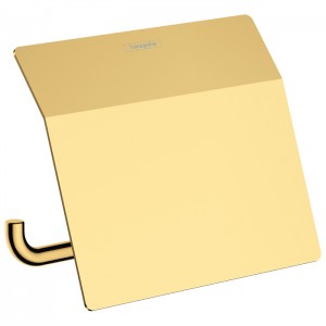 Hansgrohe AddStoris Держатель т/б с крышкой, цвет: полированное золото Hansgrohe AddStoris Держатель т/б с крышкой, цвет: полированное золото