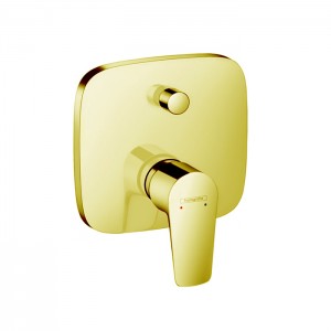 Hansgrohe Talis E Встраиваемый смеситель для ванны, внешняя часть, цвет: золото Hansgrohe Talis E Встраиваемый смеситель для ванны, внешняя часть, цвет: золото