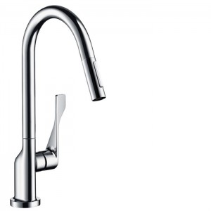 Axor Citterio Выдвижной, однорычажный кухонный смеситель, цвет: хром