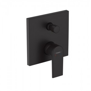 Hansgrohe Vernis Shape Смеситель для ванны, встраиваемый, внешняя часть, цвет: матовый черный Hansgrohe Vernis Shape Смеситель для ванны, встраиваемый, внешняя часть, цвет: матовый черный